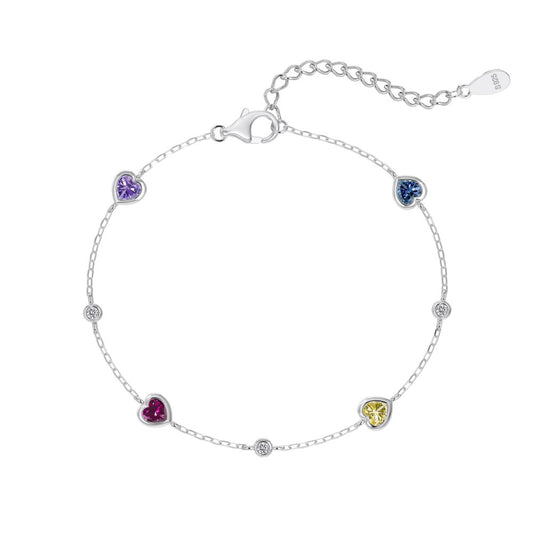 GEMSTONE HEARTS BRACELET